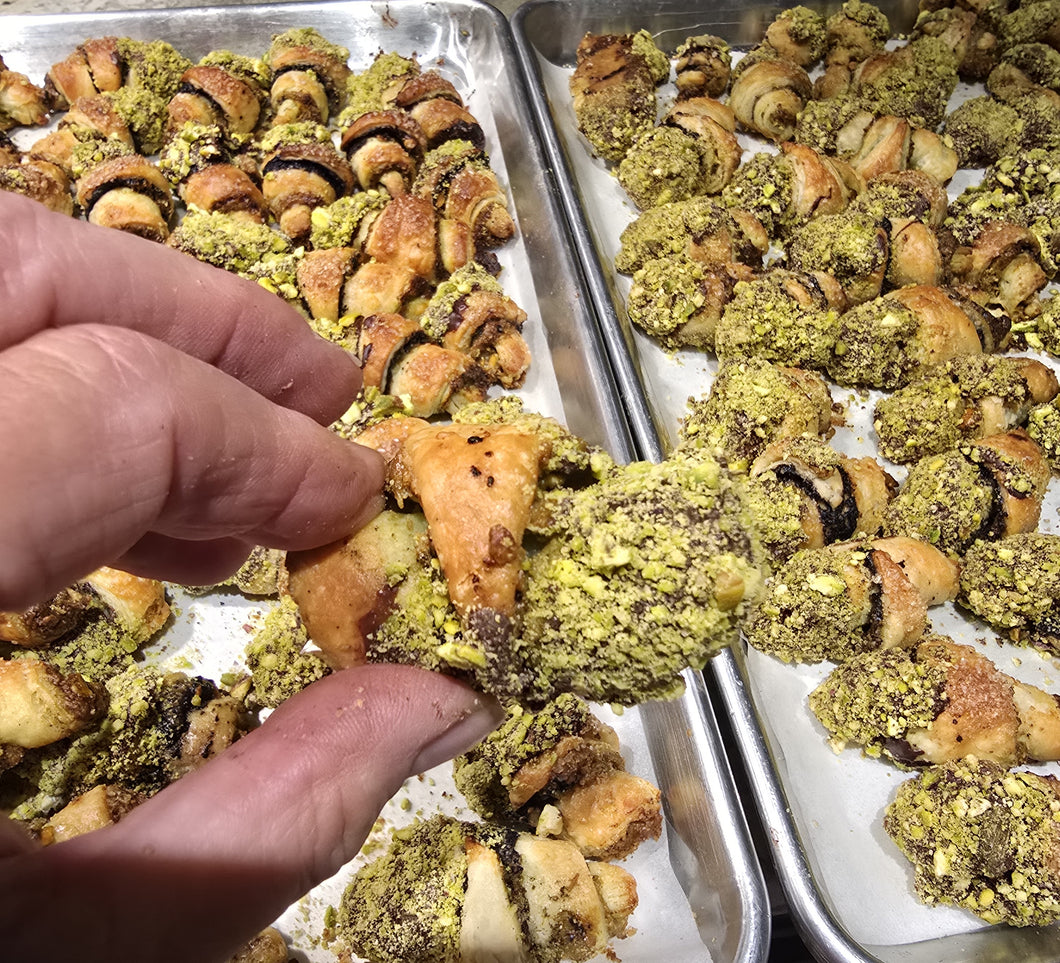 Gluten Free Dubai Chocolate Rugelach