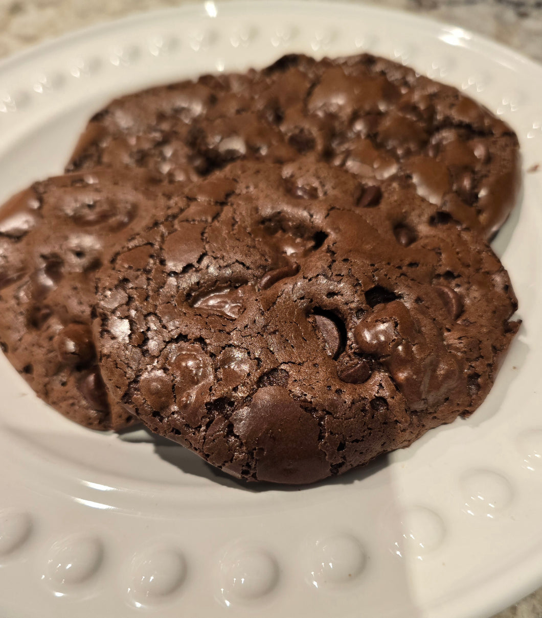 Gluten free Chocolate Chocolate chip Walnut Cookies