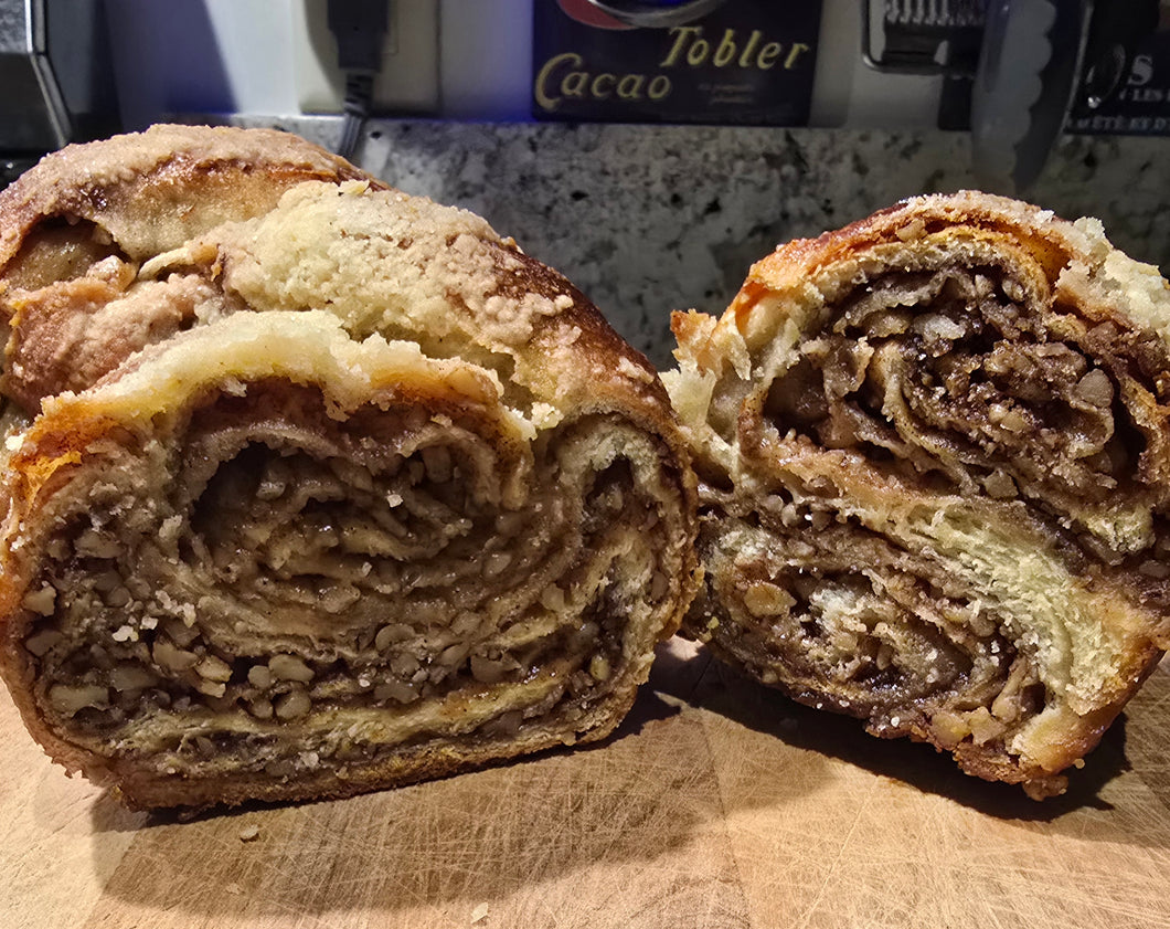 Cinnamon Walnut Babka