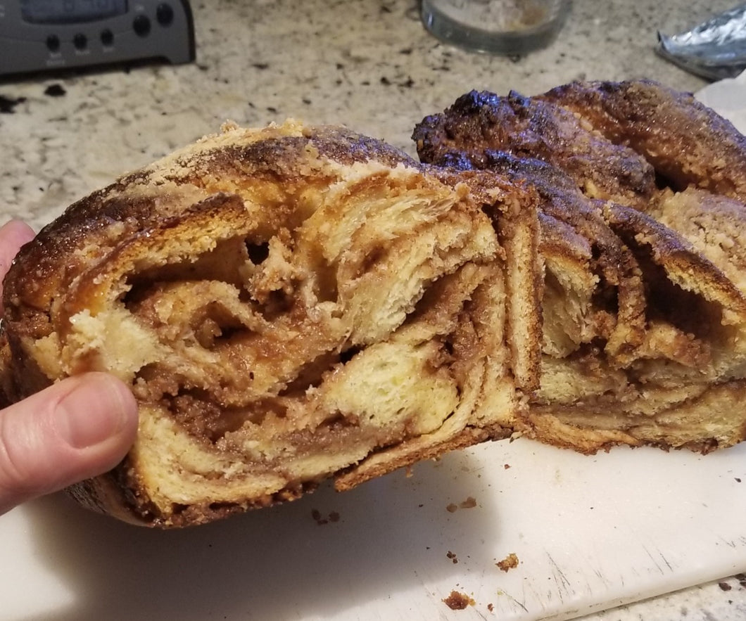 Cinnamon Walnut Babka