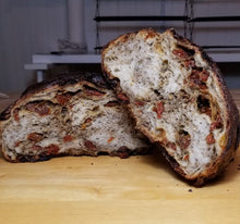 Load image into Gallery viewer, Tuscan Delight Sun dried Tomatoes and Pesto Sourdough
